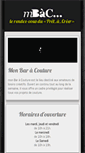 Mobile Screenshot of monbaracouture.com